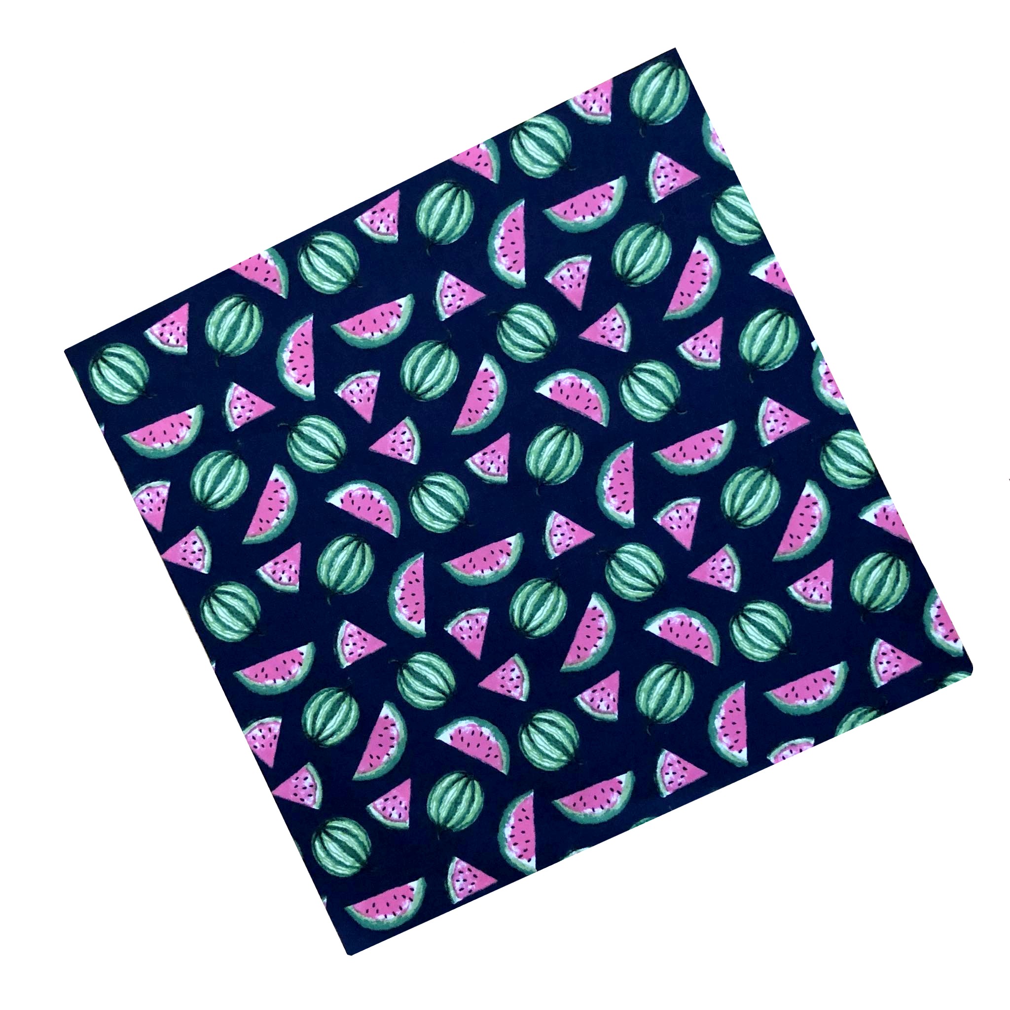 Poszetka ręcznie obszywana Arbuzy - obrazek 2