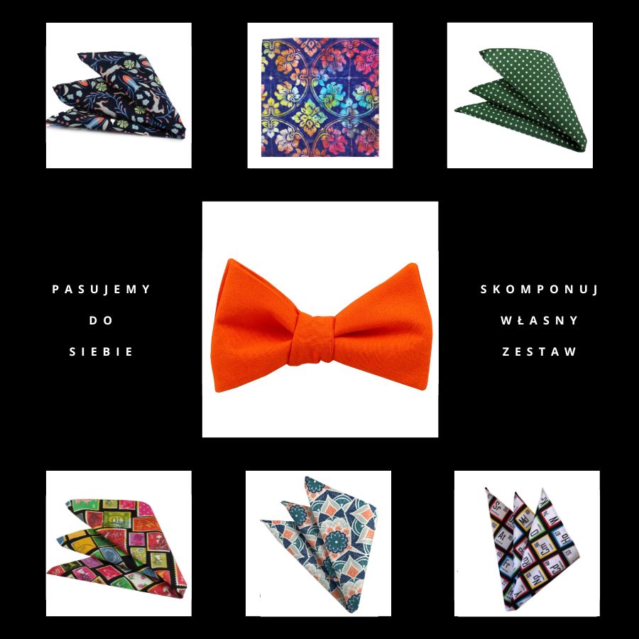 Mucha wiązana Soczysta pomarańcza - obrazek 3