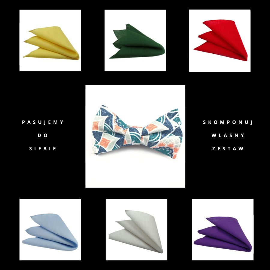 Mucha wiązana Zimowy witraż - obrazek 3