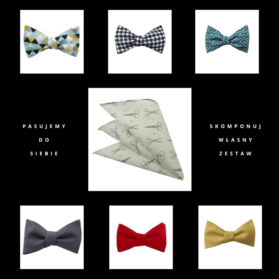 Poszetka ręcznie obszywana Nie denerwuj fryzjera! - obrazek 3