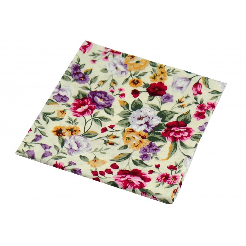 Poszetka ręcznie obszywana Tajemniczy ogród - obrazek 2