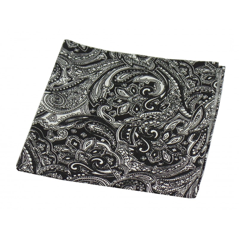 Poszetka ręcznie obszywana Wzorzysta elegancja - obrazek 2