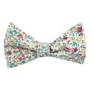 Mucha wiązana Pastelowe kwiaty