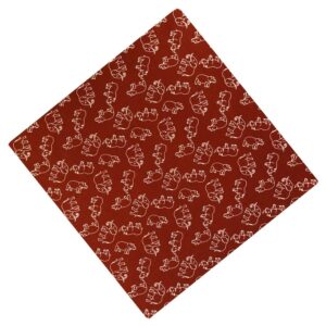 Poszetka ręcznie obszywana Zwierzęta Sawanny